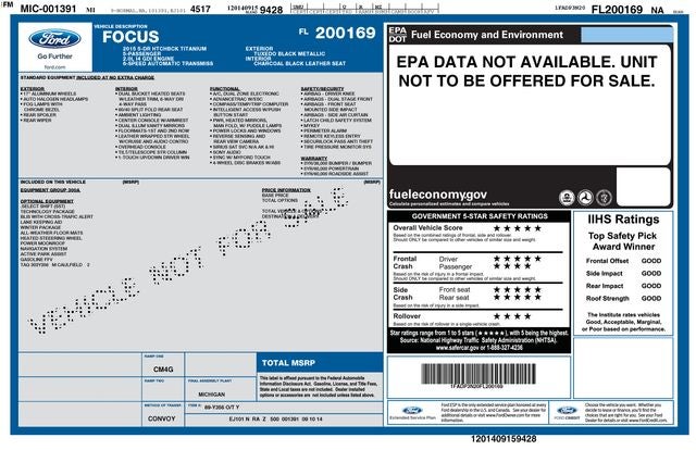 2015 Ford Focus Titanium