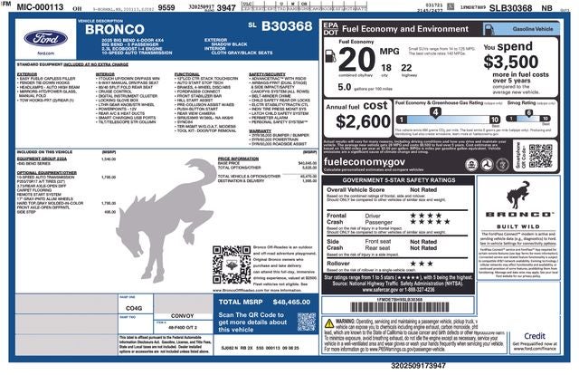 2025 Ford Bronco Big Bend