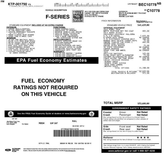 2011 Ford F-250SD Lariat