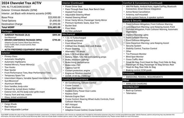 2024 Chevrolet Trax ACTIV